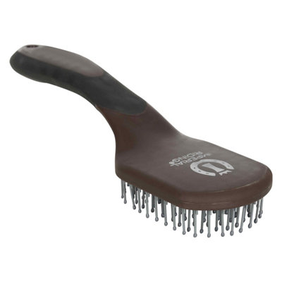 Imperial Riding Irh Boomerang Horse Mane And Tail Brush Walnut (One Size) from B&Q
