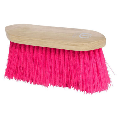 Imperial Riding Long Bristle Wooden Horse Dandy Brush Neon Pink (One Size) from B&Q