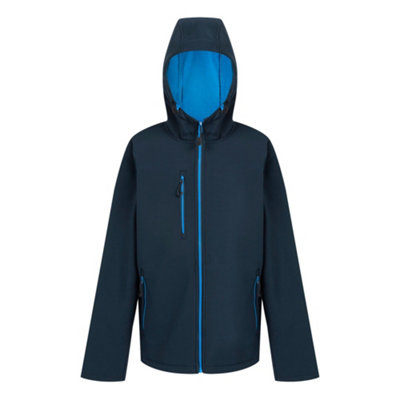 Regatta Professional Mens 2 Layer Soft Shell Jacket Navy/french Blue (Xl)
