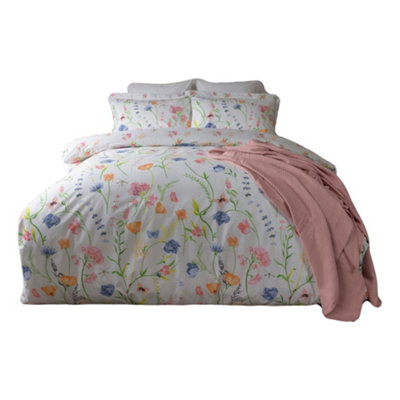  - Belledorm Larissa Floral Duvet Cover Set Multicoloured (King)