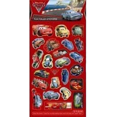 B&Q Cars Strip Cartoon Character Stickers Multicoloured (One ) Size 2