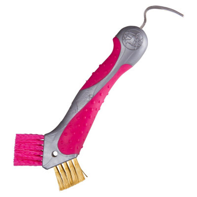 Imperial Riding Irh Horse Hoof Pick & Brush Pink (One Size) from B&Q