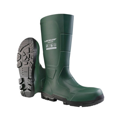 Dunlop Unisex Adult Acifort Jobguard Wellington Boots Green (8 Uk) from B&Q