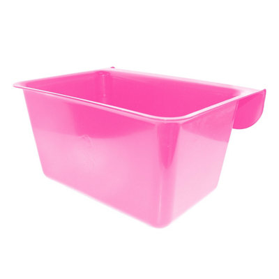 Red Gorilla Plas Feeding Bucket Pink (One Size) from B&Q
