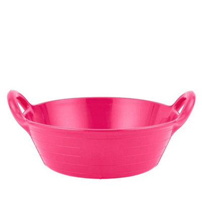 Red Gorilla Plas Feeding Bucket Pink (20L) from B&Q