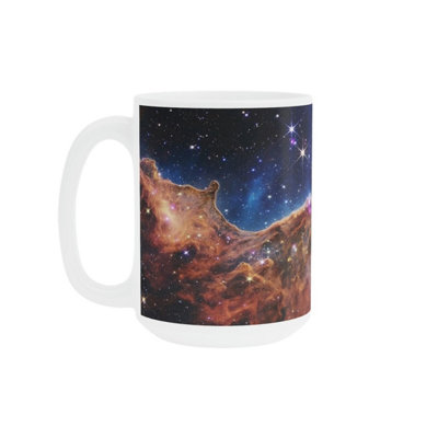Webb Space Telescope Carina Nebula Mug White (One Size) from B&Q