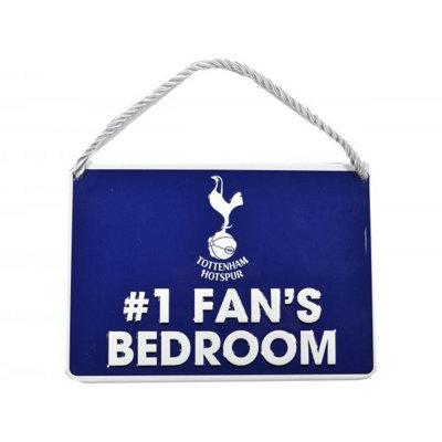 Tottenham Hotspur Fc #1 Fans Bedroom Door Sign - Navy/White - Image 3