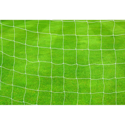  - Precision Knotted Football Net (Pack Of 2) White (8Ft X 24Ft)