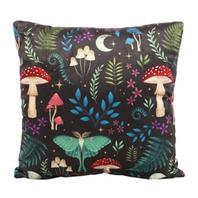  - Something Different Dark Forest Square Filled Cushion Multicoloured (35Cm X 35Cm)
