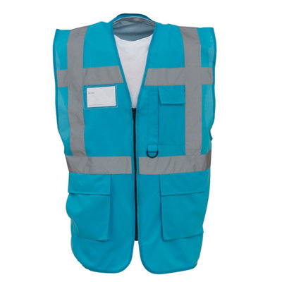 Yoko Unisex Adult Executive Hi-Vis Waistcoat from B&Q