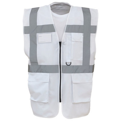 Yoko Unisex Adult Executive Hi-Vis Waistcoat from B&Q