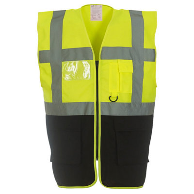 Yoko Unisex Adult Executive Hi-Vis Waistcoat from B&Q