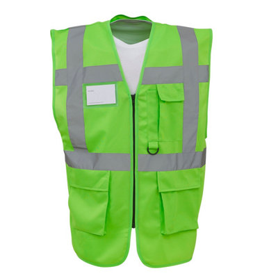 Yoko Unisex Adult Executive Hi-Vis Waistcoat from B&Q