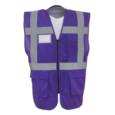 Yoko Unisex Adult Executive Hi-Vis Waistcoat from B&Q