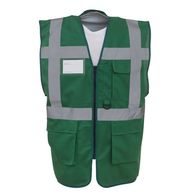 Yoko Unisex Adult Executive Hi-Vis Waistcoat from B&Q