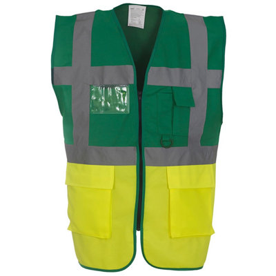 Yoko Unisex Adult Executive Hi-Vis Waistcoat from B&Q