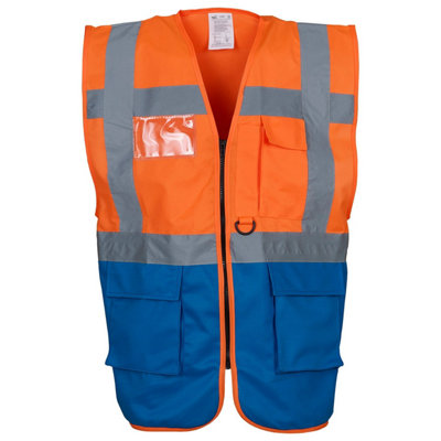 Yoko Unisex Adult Executive Hi-Vis Waistcoat from B&Q