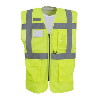 Yoko Mens Executive Mesh Hi-Vis Vest from B&Q
