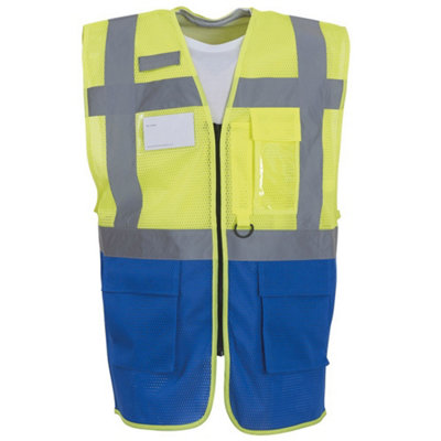 Yoko Mens Executive Mesh Hi-Vis Vest from B&Q