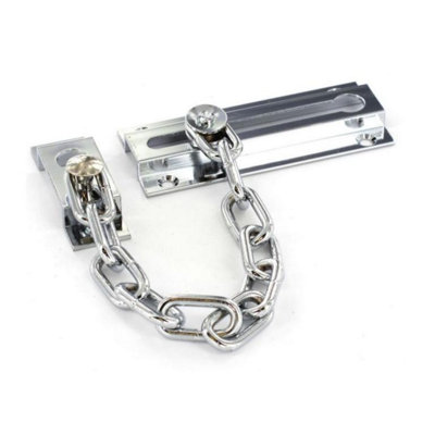 (80Mm, Silver) Securit Brass Door Chain 5063527738691 - Image 3