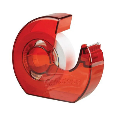Sellotape Double Sided Tape & Tape Dispenser Clear (One Size) from B&Q