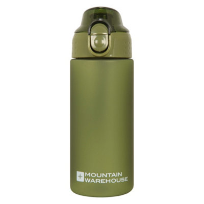 Mountain Warehouse Push Lid Bpa Free 500Ml Water Bottle Khaki Green (One Size) from B&Q