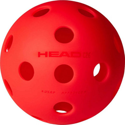 Head Unisex Red Championship 26 2024 Pickleball Balls (Pack Of 3) In - Image 3