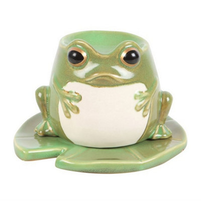 Something Different Enchanted Forest Frog Oil Burner Green (One Size) from B&Q