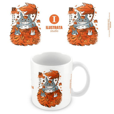 Ilustrata My Neighbour Autumn Mug White/red (One Size) from B&Q