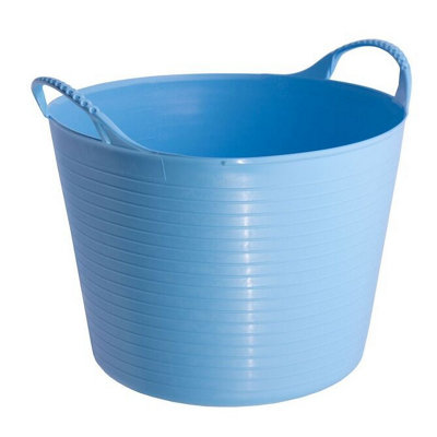 Red Gorilla Flexible Tubtrug Sky Blue (75L) from B&Q