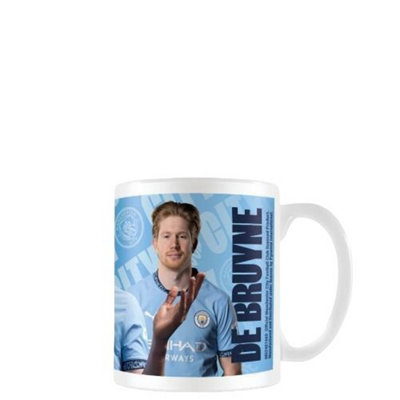 Manchester City Fc Kevin De Bruyne 325Ml Mug Blue/white (One Size) from B&Q