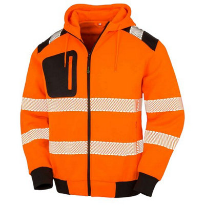 B&Q Result Genuine Recycled Mens Safety Hoodie