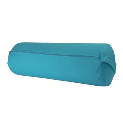 Yoga-Mad Buckwheat Yoga Bolster Teal (One Size) from B&Q