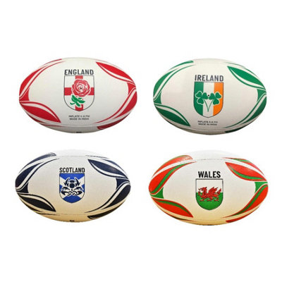 Gioco Scotland Rugby Ball Navy Blue/white (5)
