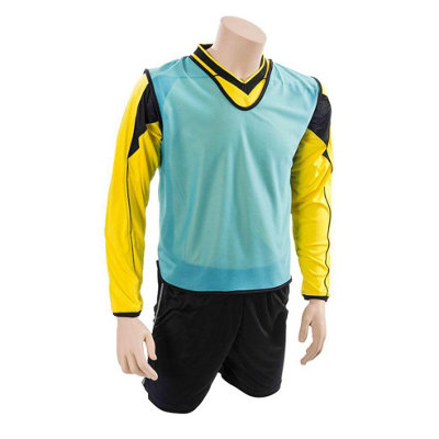  - Precision Childrens/kids Plain Mesh Training Bib Sky (2-3 Years)