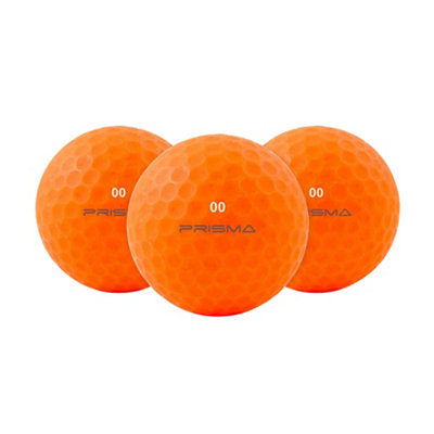  - Masters Prisma Titanium Golf Balls (Pack Of 12) Orange (One Size)