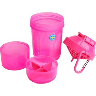 Smartshake Original2Go 600Ml Shaker Bottle Neon Pink (One Size) from B&Q