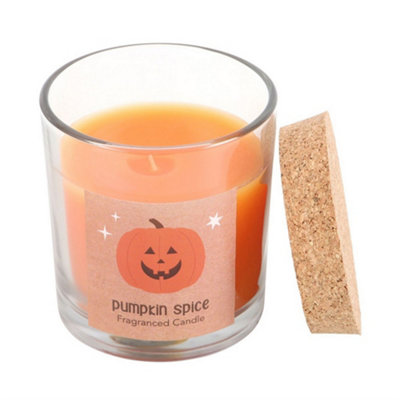 Something Different Peekaboo Pumpkin Spice Candle Orange (One Size) from B&Q