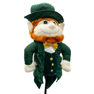 Longridge Leprechaun Golf Club Head Cover Green/white (One Size) from B&Q