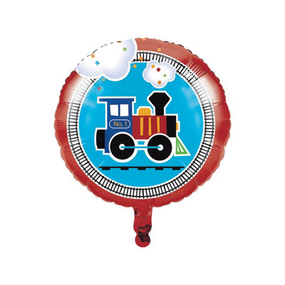 Creative Party All Aboard Train Foil Balloon Multicoloured (One Size) from B&Q
