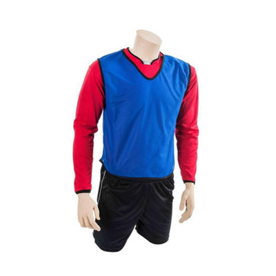  - Precision Unisex Adult Plain Mesh Training Bib Royal Blue (15 Years)