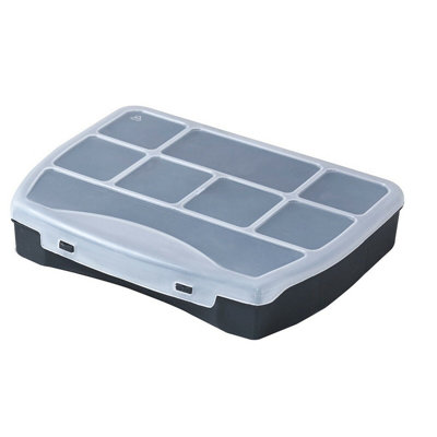 Urbn-Living Urbnliving 4Cm Height Compartment Storage Organiser Screw Case Tool Box from B&Q