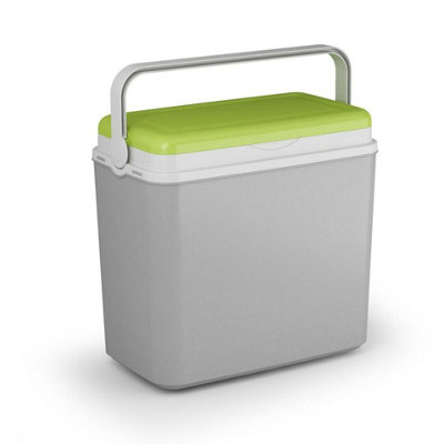 Urbn-Living Urbnliving Large 24L Cooler Box Camping Beach Lunch Picnic Insulated Food Ice Packs Green And Grey