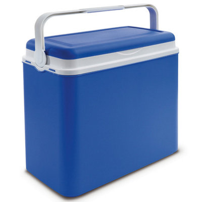 Urbn-Living Urbnliving Large 24 Litre Cooler Box Camping Beach Lunch Picnic Insulated Food Ice Packs Blue from B&Q