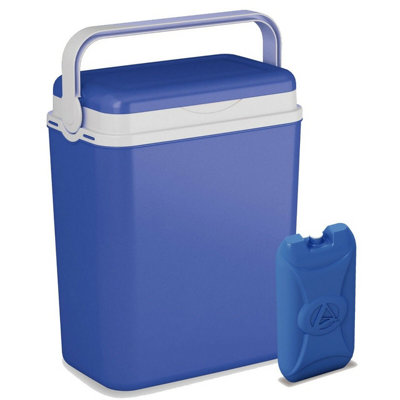 Urbn-Living Urbnliving 38Cm Height 12Ltr Cooler Box Camping Beach Lunch Picnic Insulated Food Freeze Blue With Ice Pack from B&Q