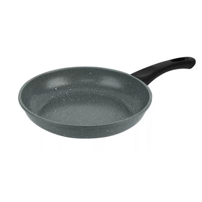 Urbn-Chef Urbnchef 20Cm Grey Frying Pan Forged Carbon Steel Marble Nonstick Cookware from B&Q