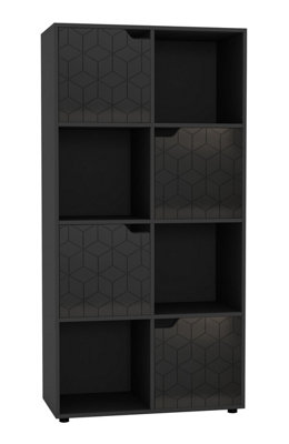 Urbn-Living 8-Cube Shelving Unit With Geo Doors from B&Q