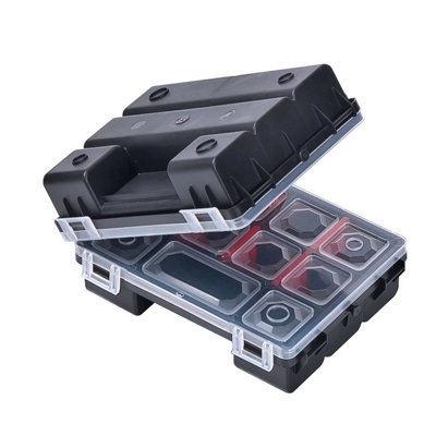 Urbn-Living Urbnliving 200 Diy Tool Storage Box Compartment Organizer Case Box