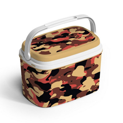 Urbn-Living Urbnliving 20Cm Height 6 Ltr Cooler Box Camping Beach Lunch Picnic Insulated Food Freezer Box Dessert Camo from B&Q