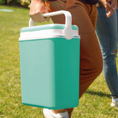 Urbn-Living Urbnliving 47Cm Height 29 Ltr Large Thermal Cooler Freezer Insulated Cool Ice Box Picnic Beach Camping Turquoise from B&Q